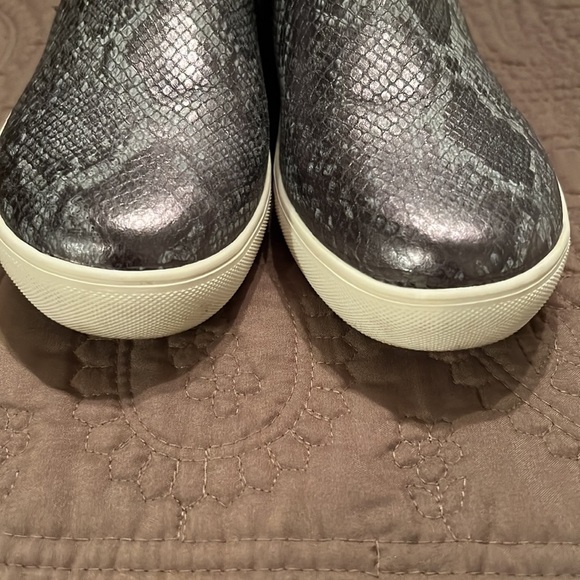 33. Coconuts by Matisse Booties in Silver Snake Print - Picture 8 of 9